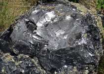 Aphyric_rhyolitic_obsidian_(Roaring_Mountain_Member,_Plateau_Rhyolite,_Upper_Pleistocene,_~59_ka;_Obsidian_Cliff,_Yellowstone,_Wyoming,_USA)_2_(31863628447)
